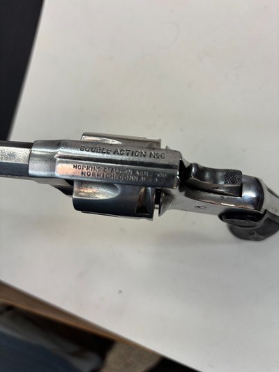 Antique Hopkins & Allen No 6 Large frame .32 S&W double action revolver - Image 13 of 15