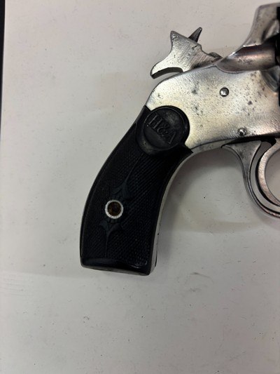 Antique Hopkins & Allen No 6 Large frame .32 S&W double action revolver - Image 8 of 15