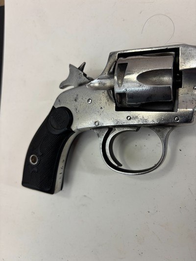 Antique Hopkins & Allen No 6 Large frame .32 S&W double action revolver - Image 6 of 15