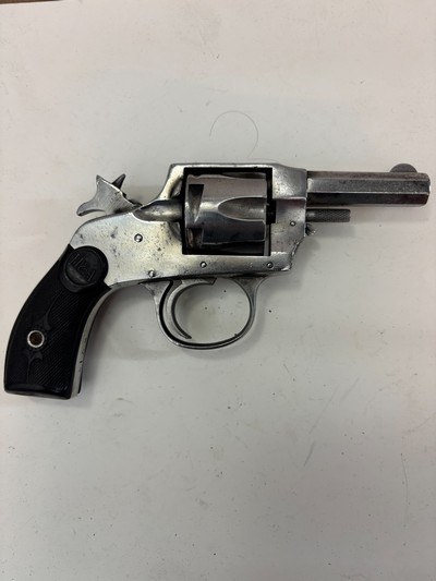 Antique Hopkins & Allen No 6 Large frame .32 S&W double action revolver - Image 4 of 15
