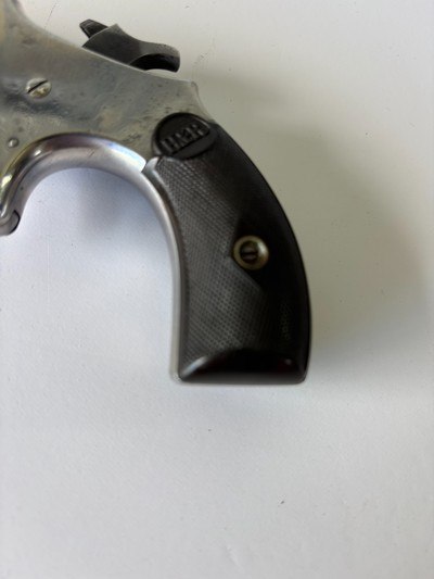 Rare Antique H&R Model 1 1/2  .32 RF Single Action spur trigger  revolver - Image 10 of 17