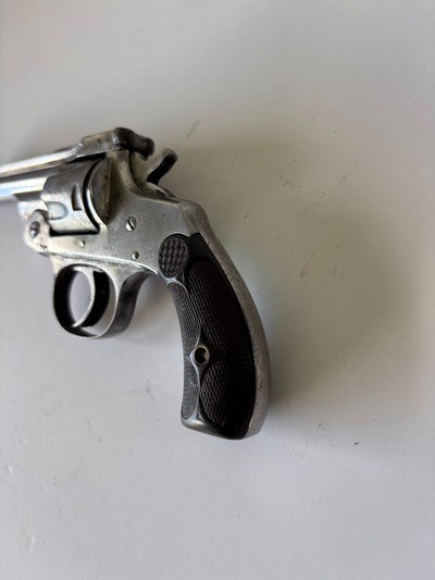 RARE Antique Hopkins & Allen small frame,  top break auto ejecting , .32 S&W,  Double Action Revolver - Image 2 of 14