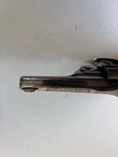RARE Antique Hopkins & Allen small frame,  top break auto ejecting , .32 S&W,  Double Action Revolver - Image 14 of 14