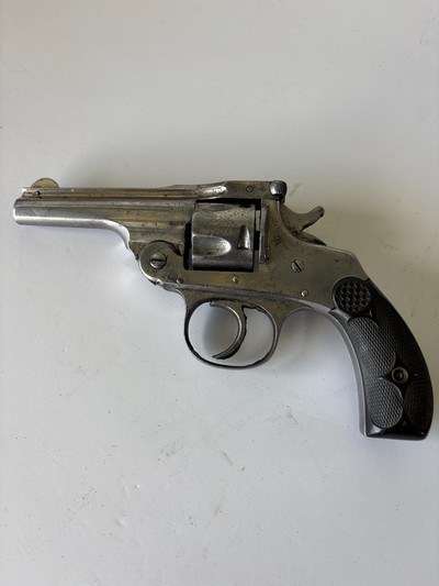 RARE Antique Hopkins & Allen small frame,  top break auto ejecting , .32 S&W,  Double Action Revolver - Image 1 of 14