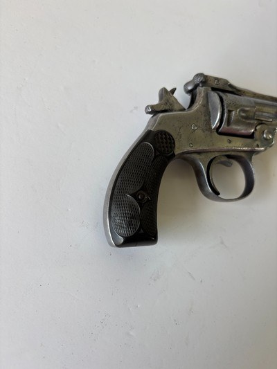 RARE Antique Hopkins & Allen small frame,  top break auto ejecting , .32 S&W,  Double Action Revolver - Image 5 of 14