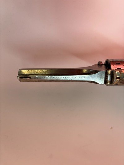 Very Rare Antique American Standard tool Co. Single Action .22RFPocket Revolver  - Image 13 of 16