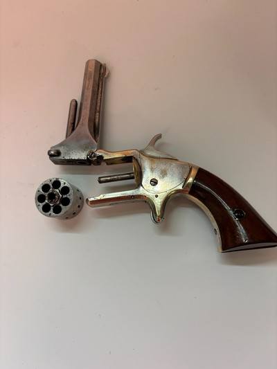 Very Rare Antique American Standard tool Co. Single Action .22RFPocket Revolver  - Image 15 of 16