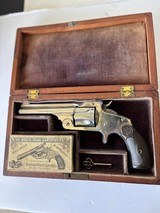 Cased ANTIQUE RARE  Smith & Wesson  .38 Single Action 2nd model Top Break Pocket Revolver - 16 of 19
