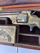 Cased ANTIQUE RARE  Smith & Wesson  .38 Single Action 2nd model Top Break Pocket Revolver - 15 of 19