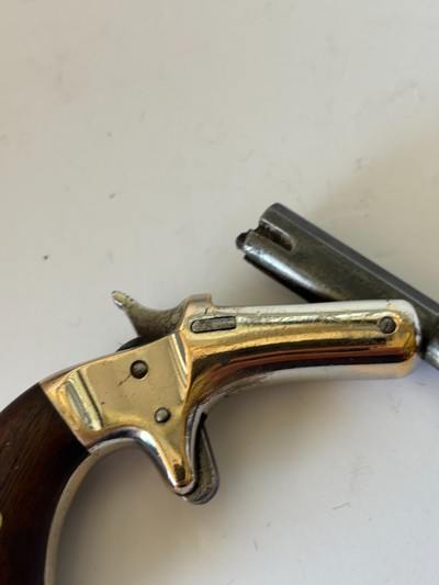 Nice Antique  J. Stevens Third model  Single shot .22RF Pistol. - Image 7 of 12