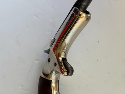 Nice Antique  J. Stevens Third model  Single shot .22RF Pistol. - Image 12 of 12