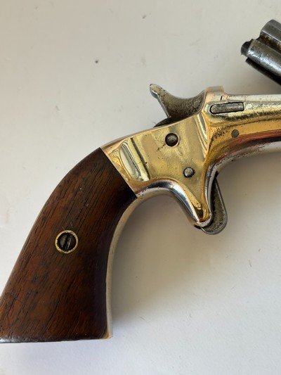 Nice Antique  J. Stevens Third model  Single shot .22RF Pistol. - Image 8 of 12