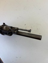 Rare nice Antique Belgium 7mm Pin fire double action Revolver  - 12 of 16