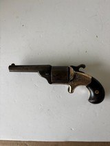 Moore’s Patent Firearms Co. Front Loading .32 cal Teat-fire single action spur trigger revolver.