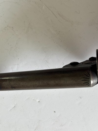 Moore’s Patent Firearms Co. Front Loading .32 cal Teat-fire single action spur trigger revolver. - Image 16 of 19