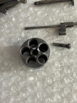 Rare Antique Belgium folding trigger .32 colt snub nose revolver. - 14 of 15