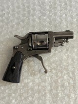 Rare Antique Belgium folding trigger .32 colt snub nose revolver. - 6 of 15