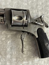 Rare Antique Belgium folding trigger .32 colt snub nose revolver. - 4 of 15