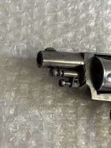Rare Antique Belgium folding trigger .32 colt snub nose revolver. - 3 of 15