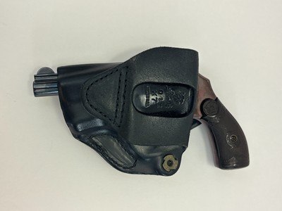 Iver Johnson top break 3rd model .32 S&Whammerless revolver - custom finish - holster - C&R OK - Image 19 of 20