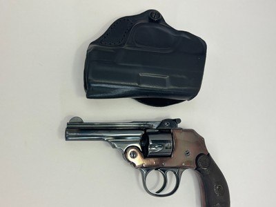 Iver Johnson top break 3rd model .32 S&Whammerless revolver - custom finish - holster - C&R OK - Image 2 of 20