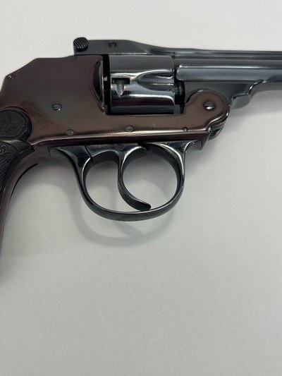 Iver Johnson top break 3rd model .32 S&Whammerless revolver - custom finish - holster - C&R OK - Image 8 of 20