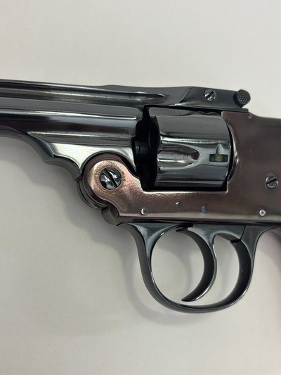 Iver Johnson top break 3rd model .32 S&Whammerless revolver - custom finish - holster - C&R OK - Image 4 of 20