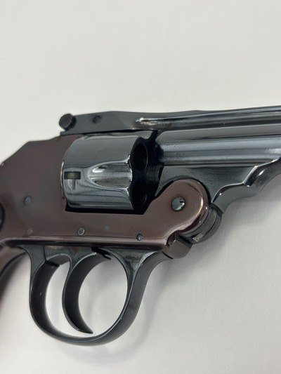 Iver Johnson top break 3rd model .32 S&Whammerless revolver - custom finish - holster - C&R OK - Image 10 of 20