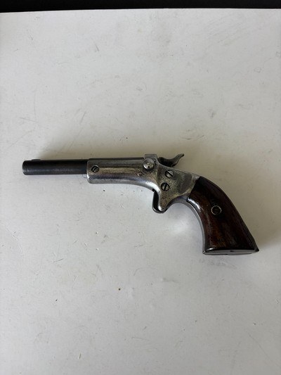J. Stevens No. 41 4th model .22 rimfire  Pistol  C&R OK - - Image 2 of 16
