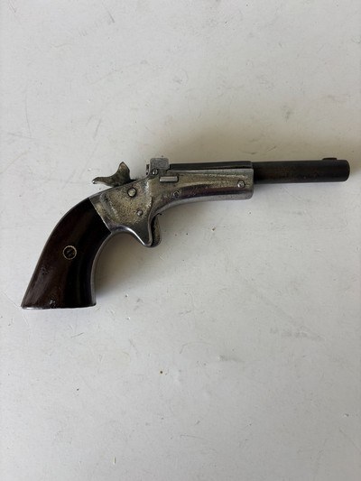 J. Stevens No. 41 4th model .22 rimfire  Pistol  C&R OK - - Image 8 of 16