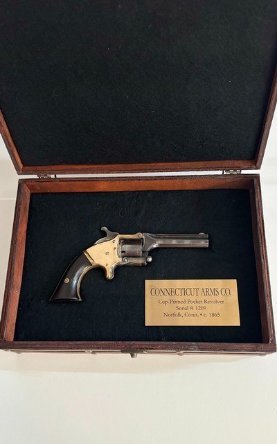 Connecticut Arms Company Pocket Revolver – Rare Late Variant Cup-Primed Cartridge Revolver - Image 1 of 18
