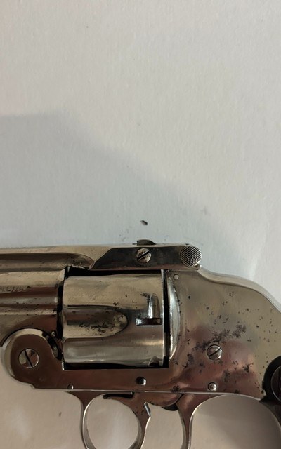 Harrington & Richardson .38S&W Hammerless Top Break Revolver C&R OK - Image 11 of 14