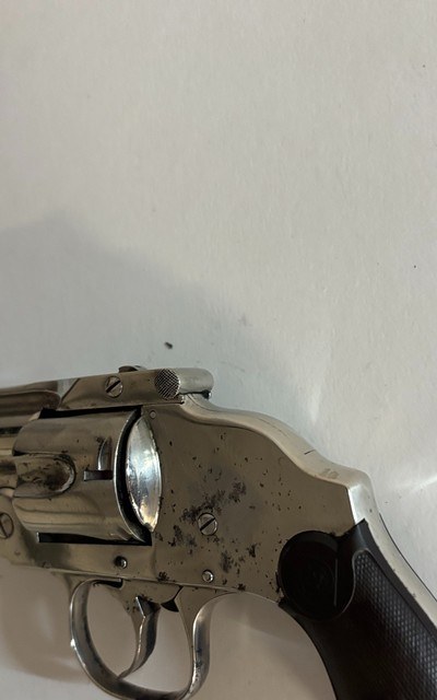Harrington & Richardson .38S&W Hammerless Top Break Revolver C&R OK - Image 10 of 14