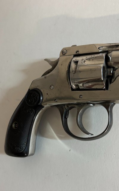very nice Antique Iver Johnson 1st model Safety Top Break .32 S&W Revolver - Image 8 of 18