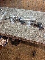 Colt SAA Custom Shop same serial # pair with boxes!! - 1 of 16