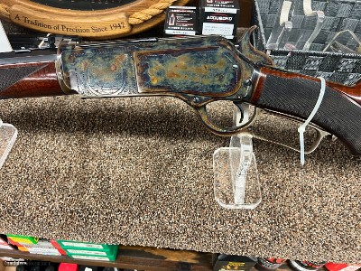 Winchester 1876 Deluxe Theodore Roosevelt 45-75 by Doug Turnbull - Image 4 of 25
