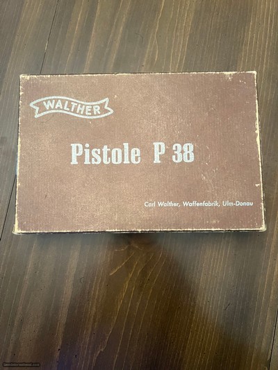Walther P38 9mm with orig box