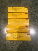 Winchester Western 284 win new primed brass 5 boxes