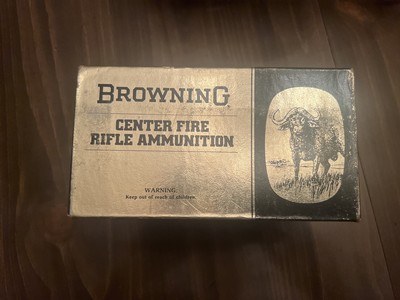 Browning 458 Win Magnum ammo 500 Grain