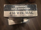 Browning 458 Win Magnum ammo 500 Grain - 2 of 6