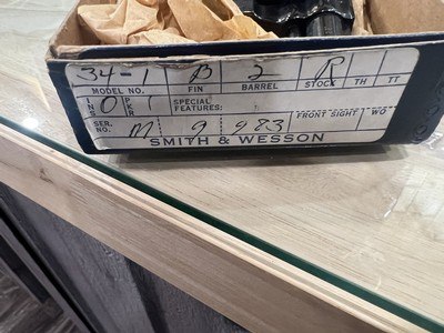 Smith & Wesson 34-1 22 lr with orig box