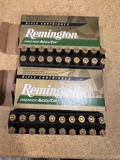 Remington Premier Accutip 221 Rem Fireball 2 factory boxes - Image 2 of 4