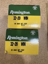 Remington 32-20 win 2 factory full boxes