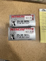 Winchester 25-35 win 2 factory boxes