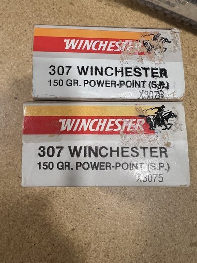 Winchester Super X 307 Win 2 factory boxes