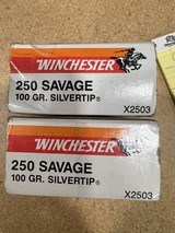 Winchester Super X 250 Savage 2 factory boxes