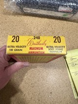 Weatherby 240 Wby Mag ammo picture box - 4 of 5