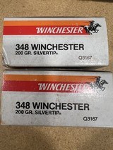 Winchester 348 Win Browning 71 edition 2 factory boxes