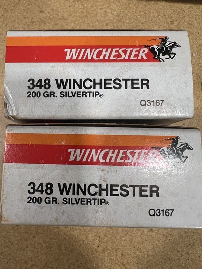 Winchester 348 Win Browning 71 edition 2 factory boxes