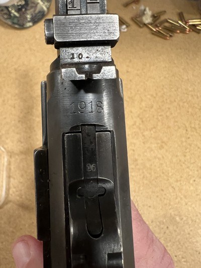 Luger 1918 DWM Artillery 9mm - Image 9 of 11
